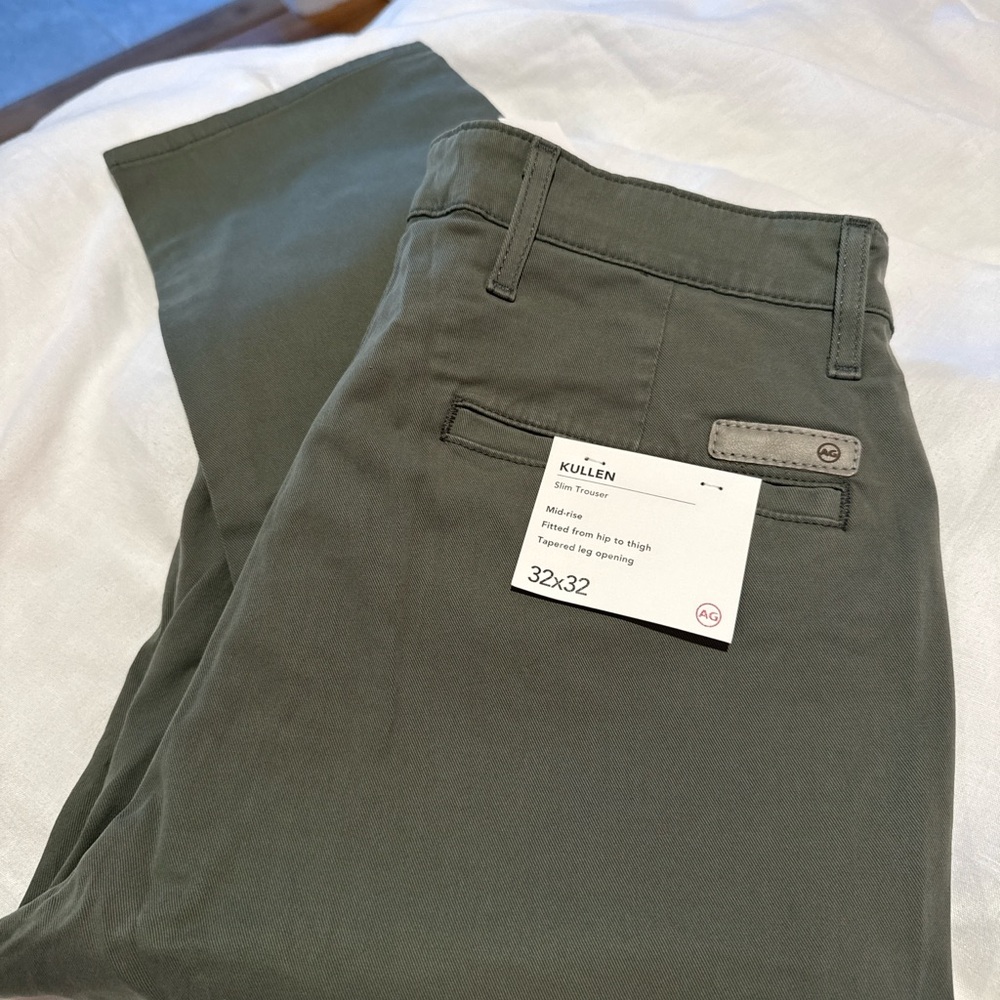 AG Adriano Goldschmied Olive Chinos - Picture 3 of 4